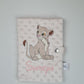 Créez Votre Protège Carnet -Minky- 23x18cm | Premium | Fille - Calincaline.be