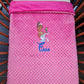 Créez Votre Couverture Bébé Brodée 75cm x 100cm | Modèle Double Minky Fille
