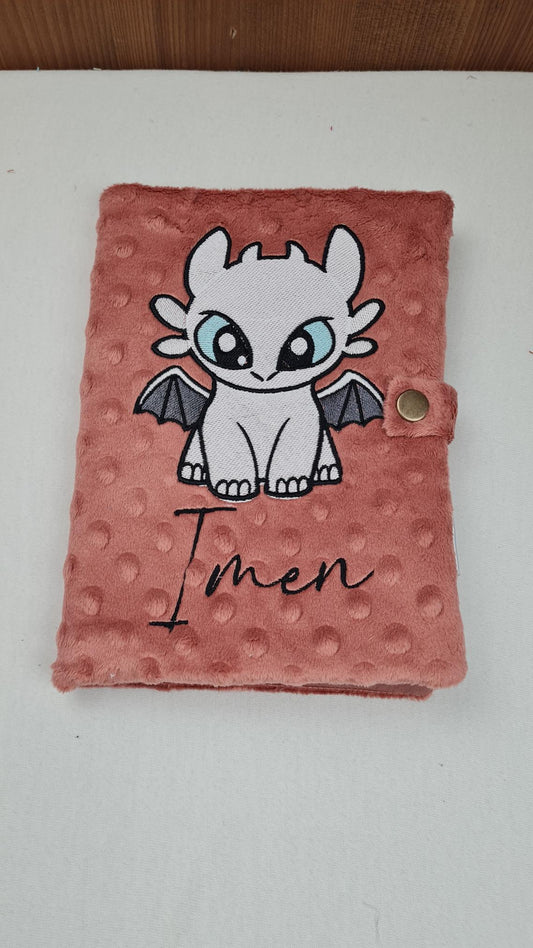 Créez Votre Protège Carnet -Minky- 23x18cm | Premium | Garçon - Calincaline.be