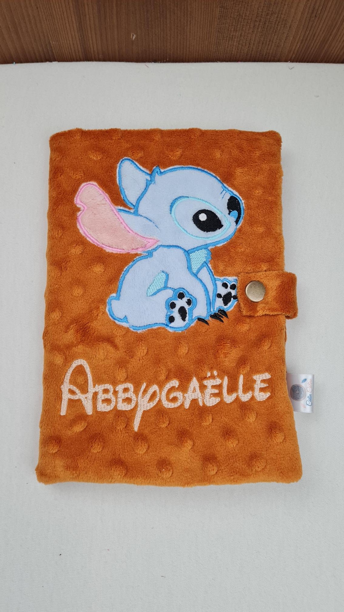 Créez Votre Protège Carnet -Minky- 23x18cm | Premium | Fille