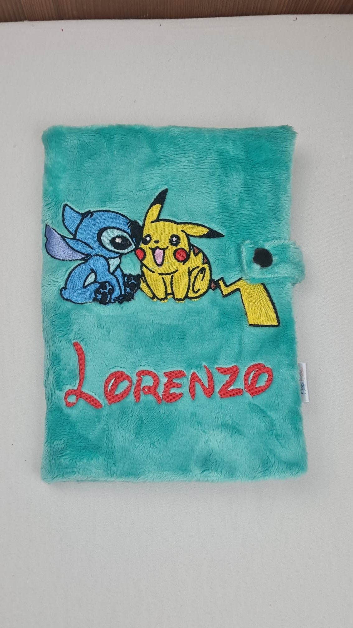 Créez Votre Protège Carnet -Minky- 23x18cm | Premium | Garçon