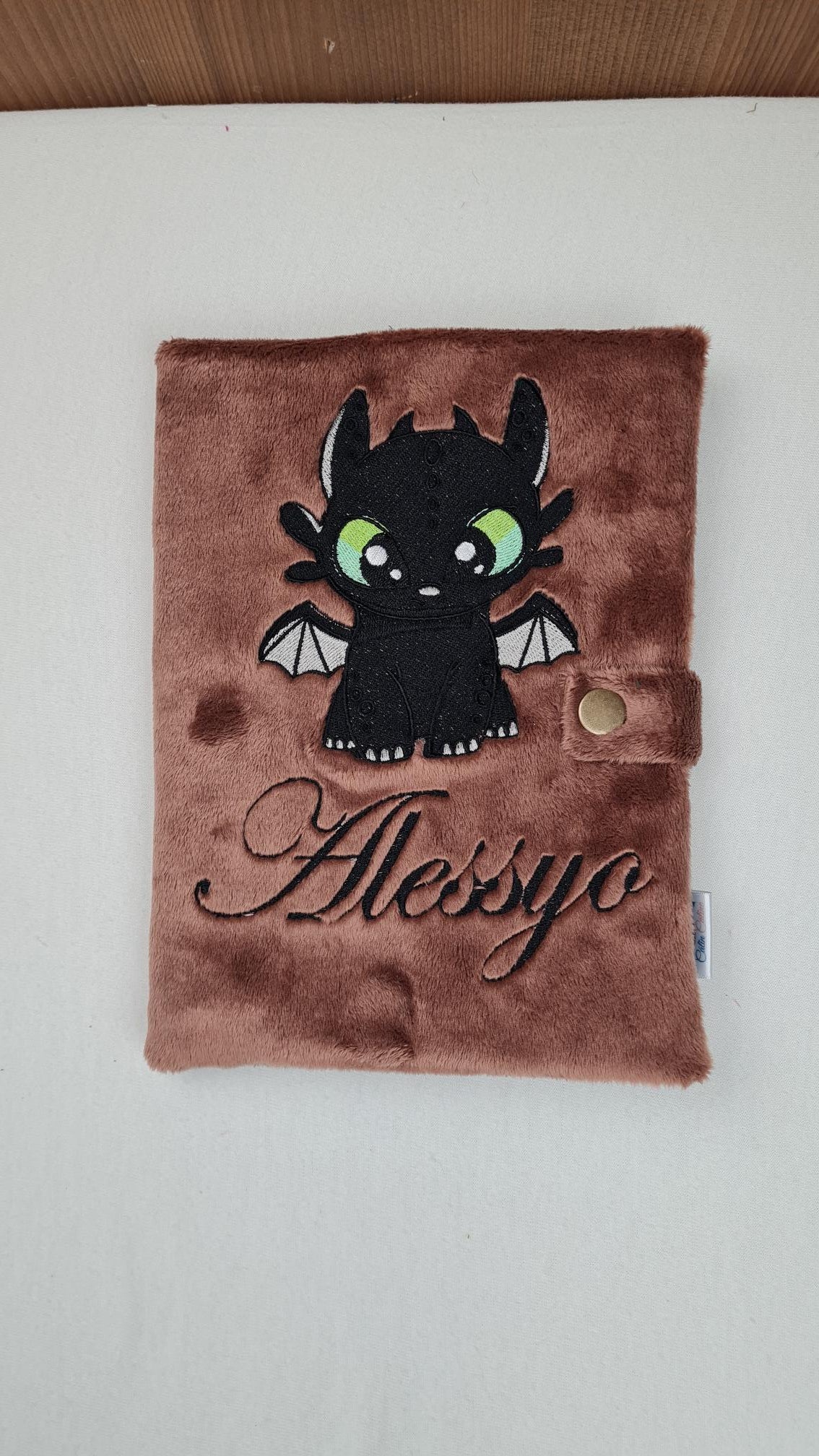 Créez Votre Protège Carnet -Minky- 23x18cm | Premium | Garçon