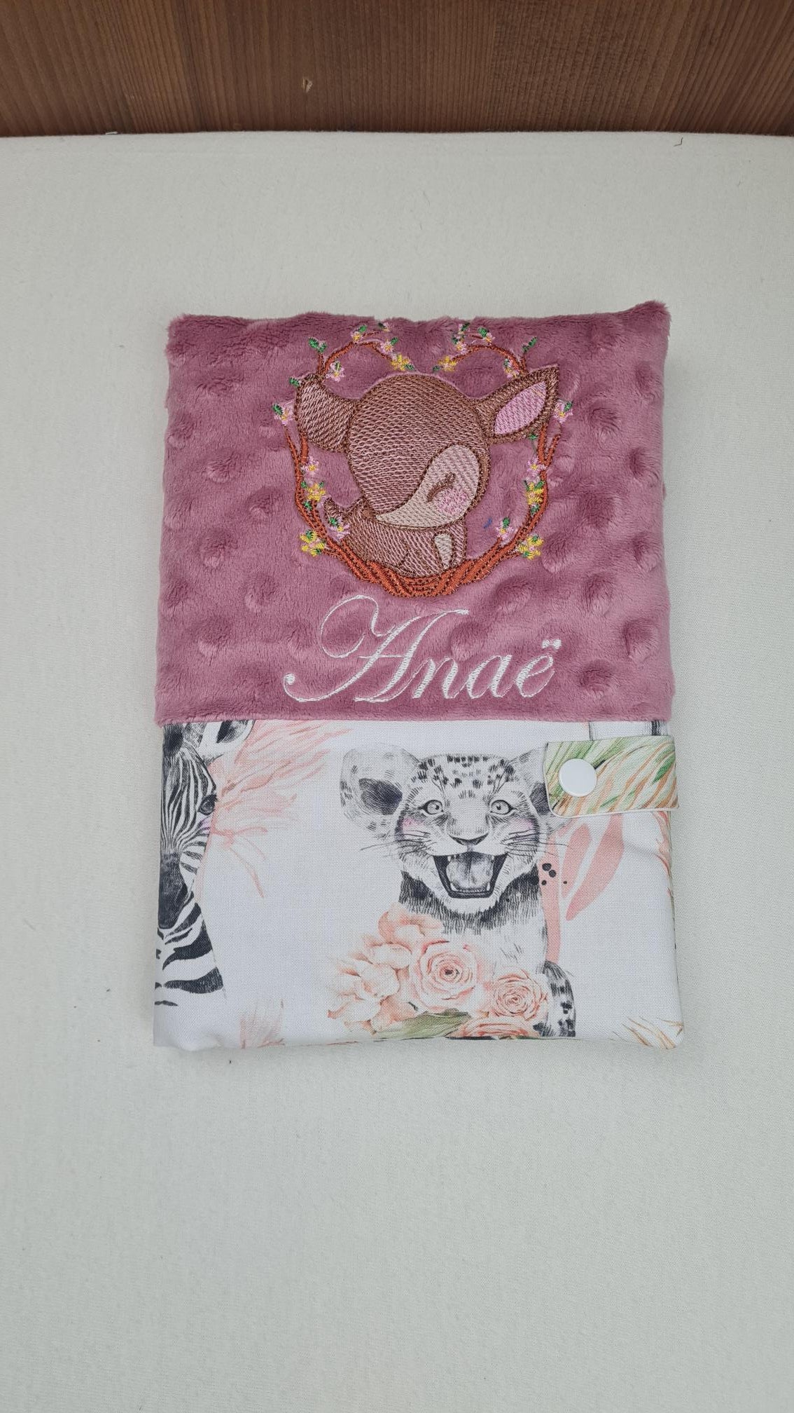 Créez Votre Protège Carnet de Santé 23x18cm | Coton et Minky