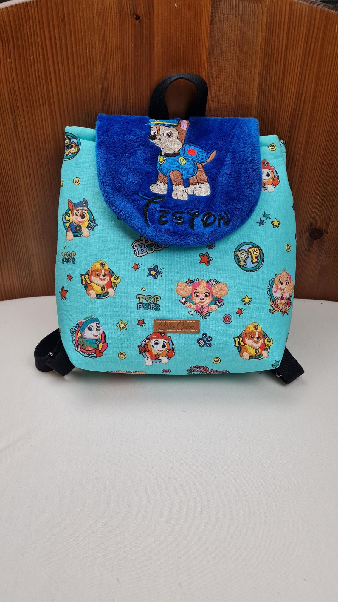 Créez Votre Sac à dos bébé -Mink- Personnalisé | 0-3 ans Garçon | 28x23 cm