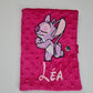 Créez Votre Protège Carnet -Minky- 23x18cm | Premium | Fille