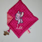 Créez Votre Doudou Minky Carré Personnalisé | 30cm | Fille