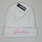 Bonnet Rabat Avec Prénom Brodé | Taille Unique | Blanc