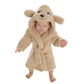 Peignoir Chien enfant | Beige | Personnalisé avec prénom | 3 tailles