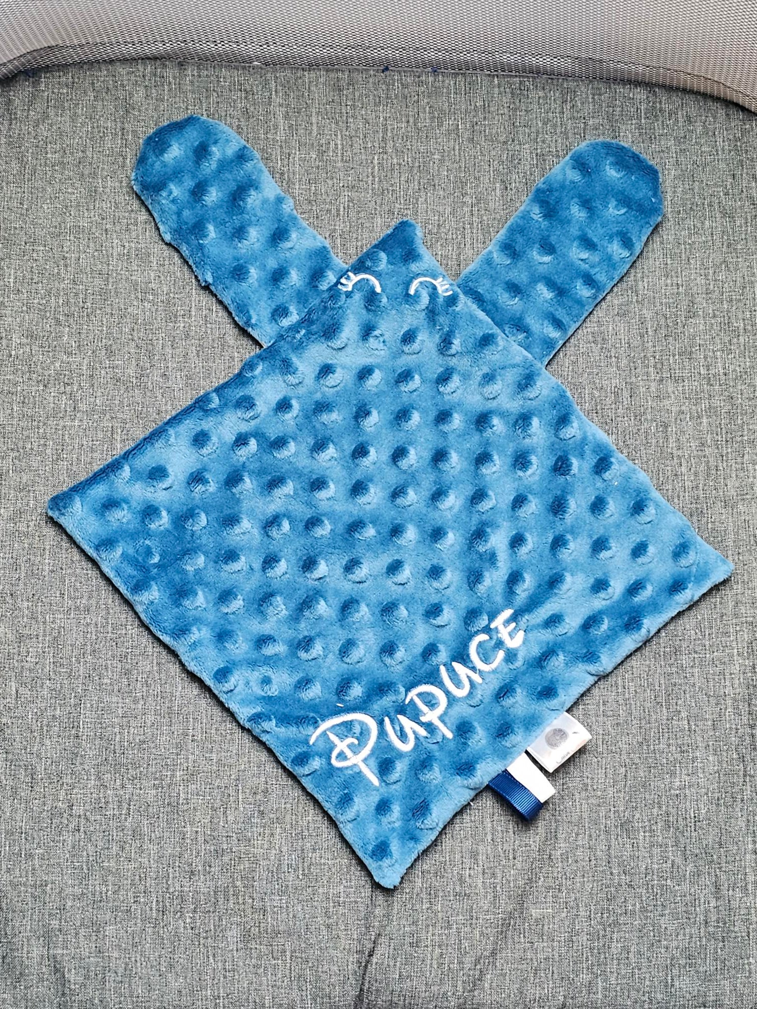 Doudou Carré Personnalisé Fille