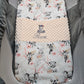 Girl Blanket | Model 2 | 70x95cm | Cotton and Minky | To personalize