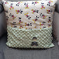Coussin de lecture garçon personnalisé avec prénom | Coussin inclus | 45cm x 45cm