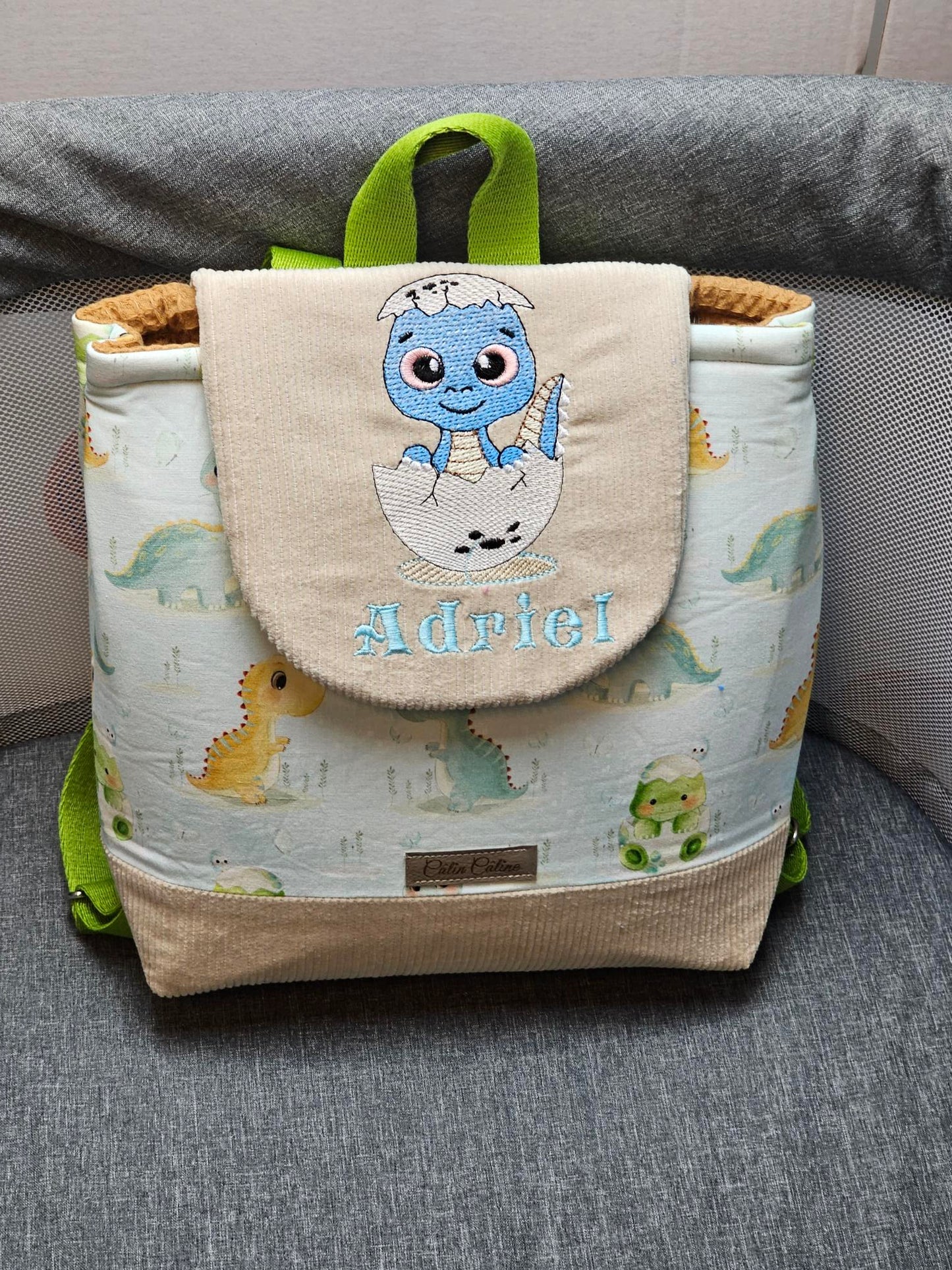 Baby backpack -Vuli- personalized Boy 0-3 years old - Calincaline.be