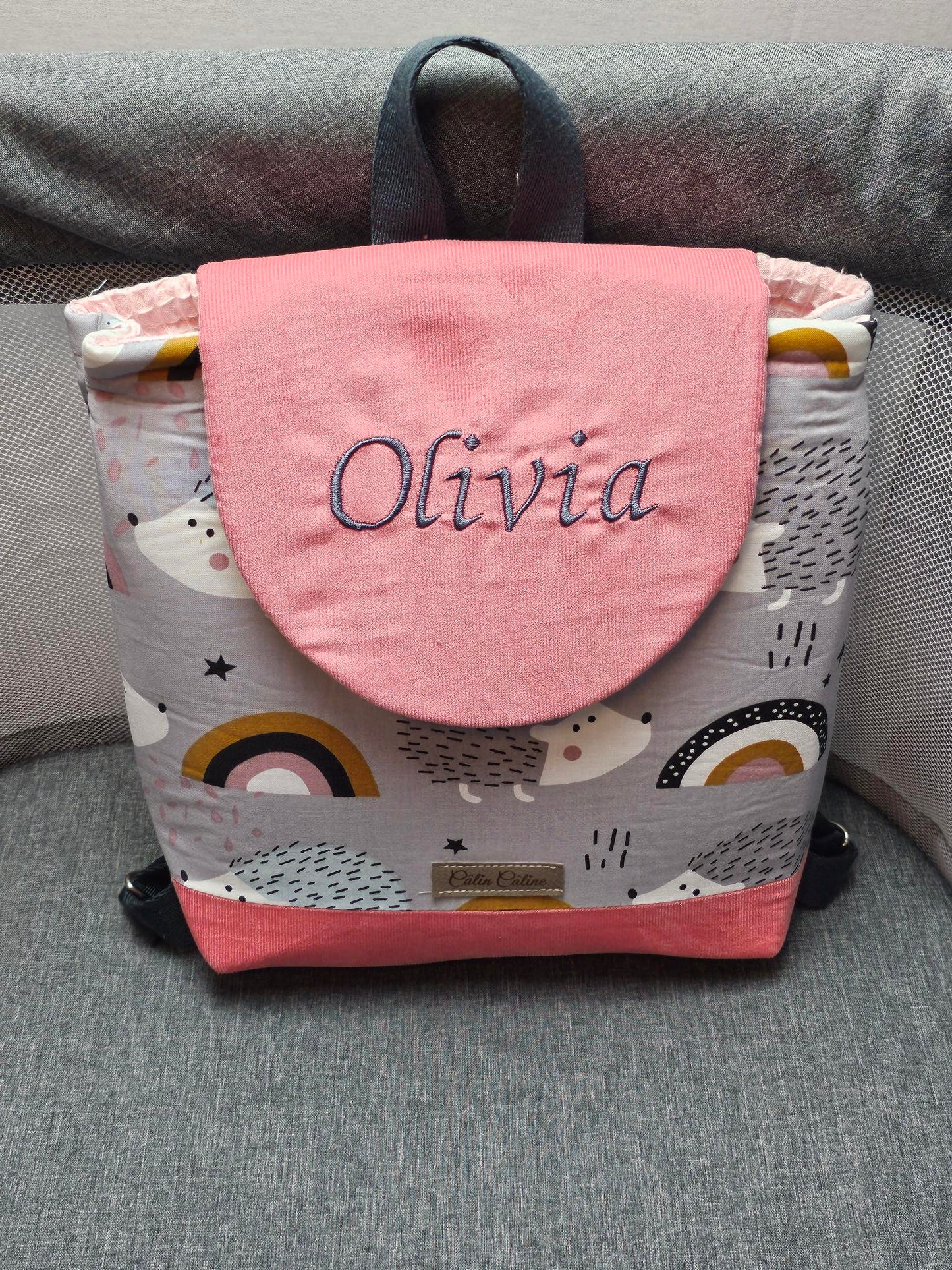 Vuli Premium Baby Backpack | 0-3 years old girl | 28x23 cm | To personalize
