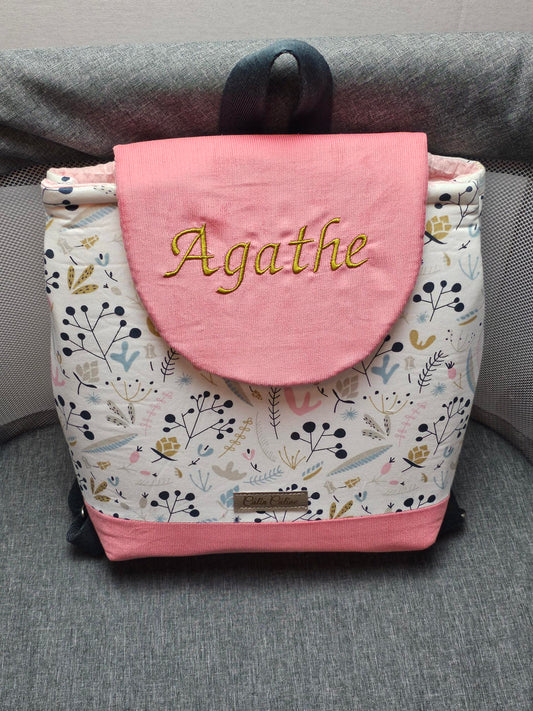 Sac à dos bébé Vuli Premium | 0-3 ans fille | 28x23 cm | A personnaliser