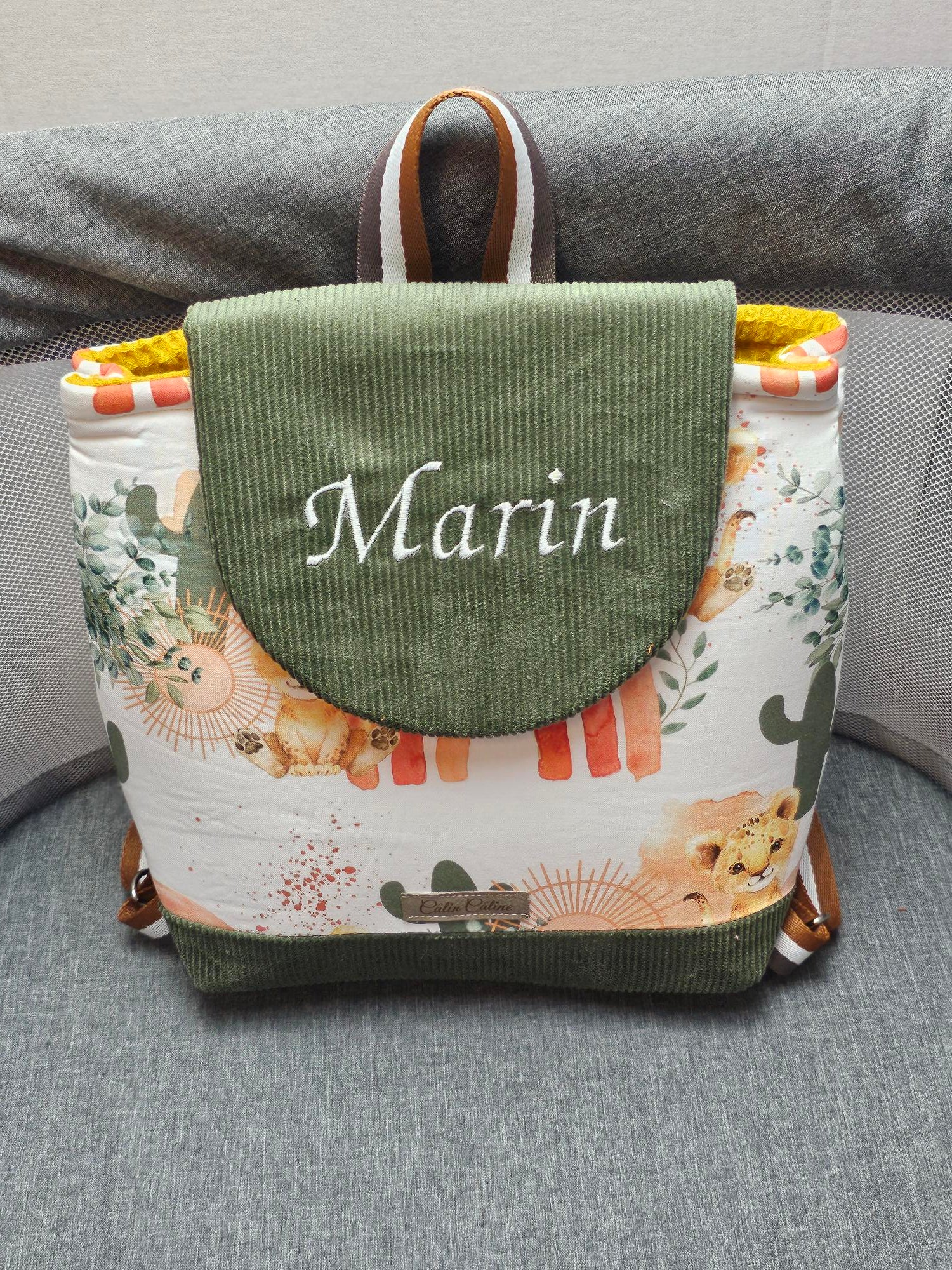Sac à dos bébé Vuli Premium | 0-3 ans garçon | 28x23 cm | A personnaliser