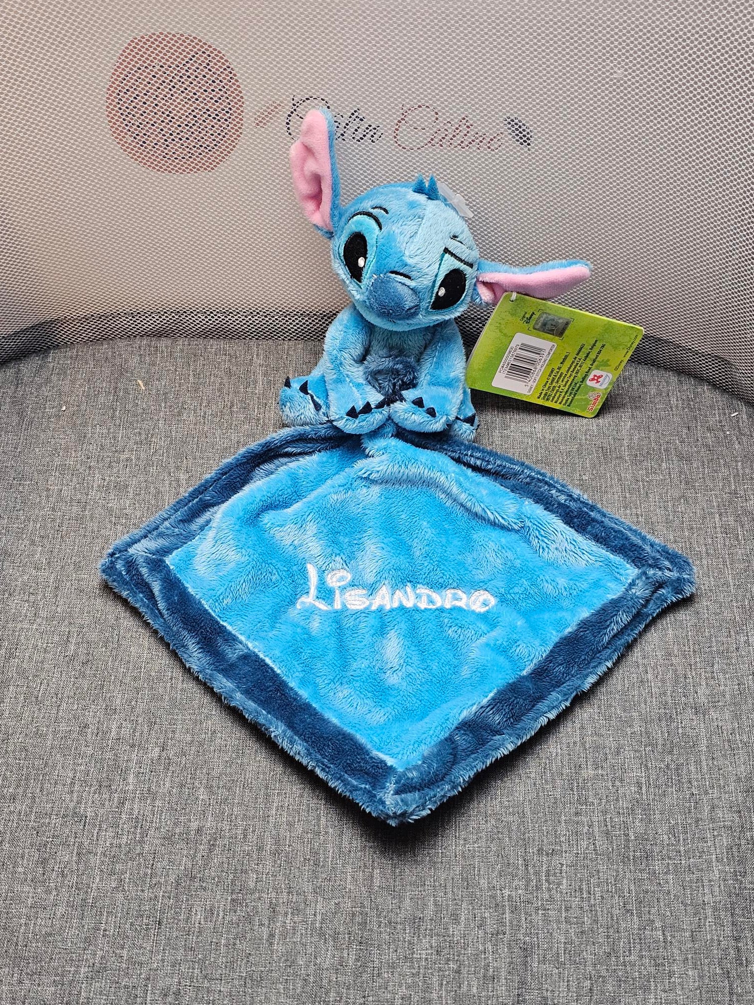 Doudou Disney Stitch 21cm | A Personnaliser avec prénom - Calincaline.be