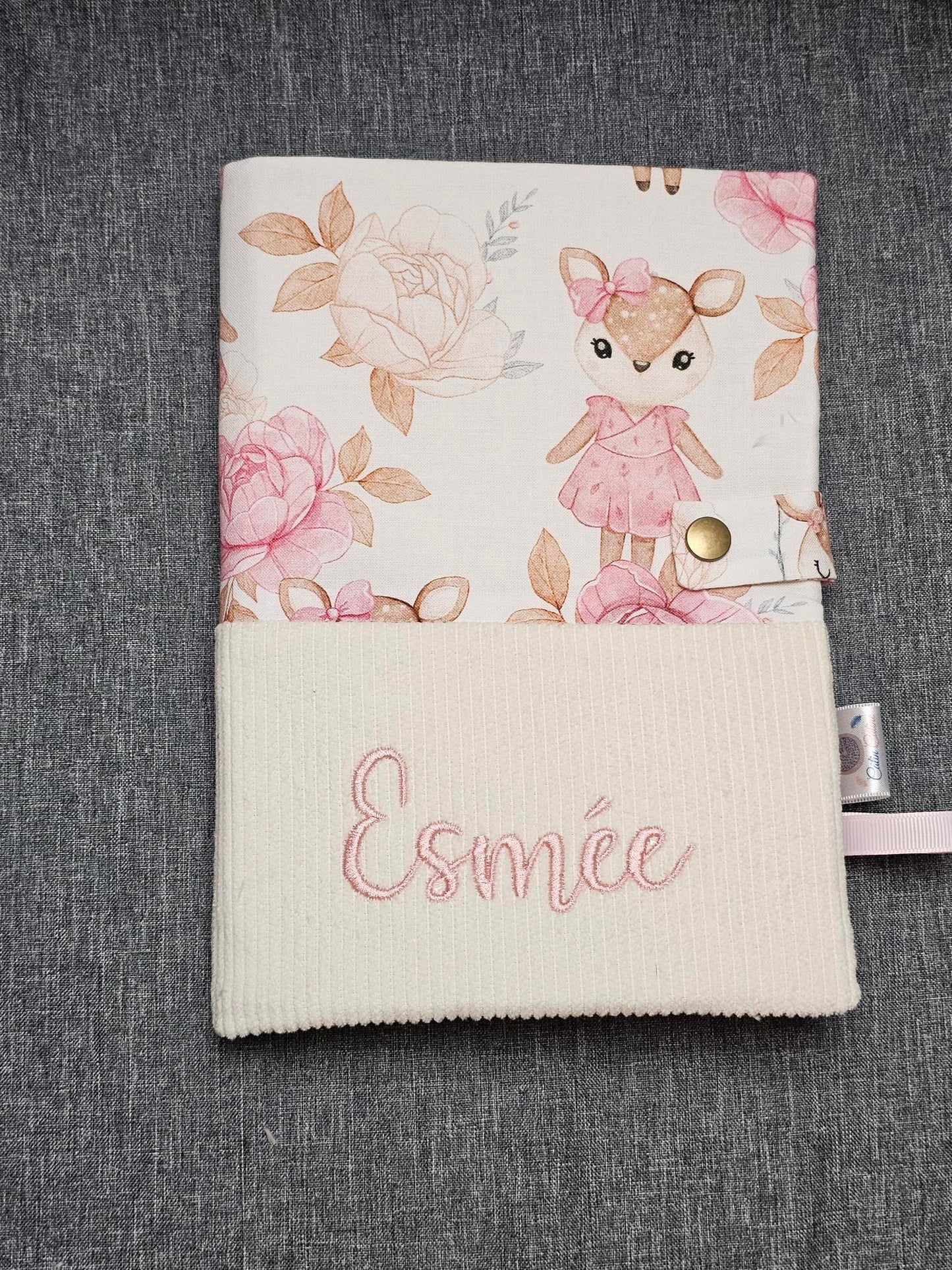 Protège Carnet -Vuli- Personnalisé Fille