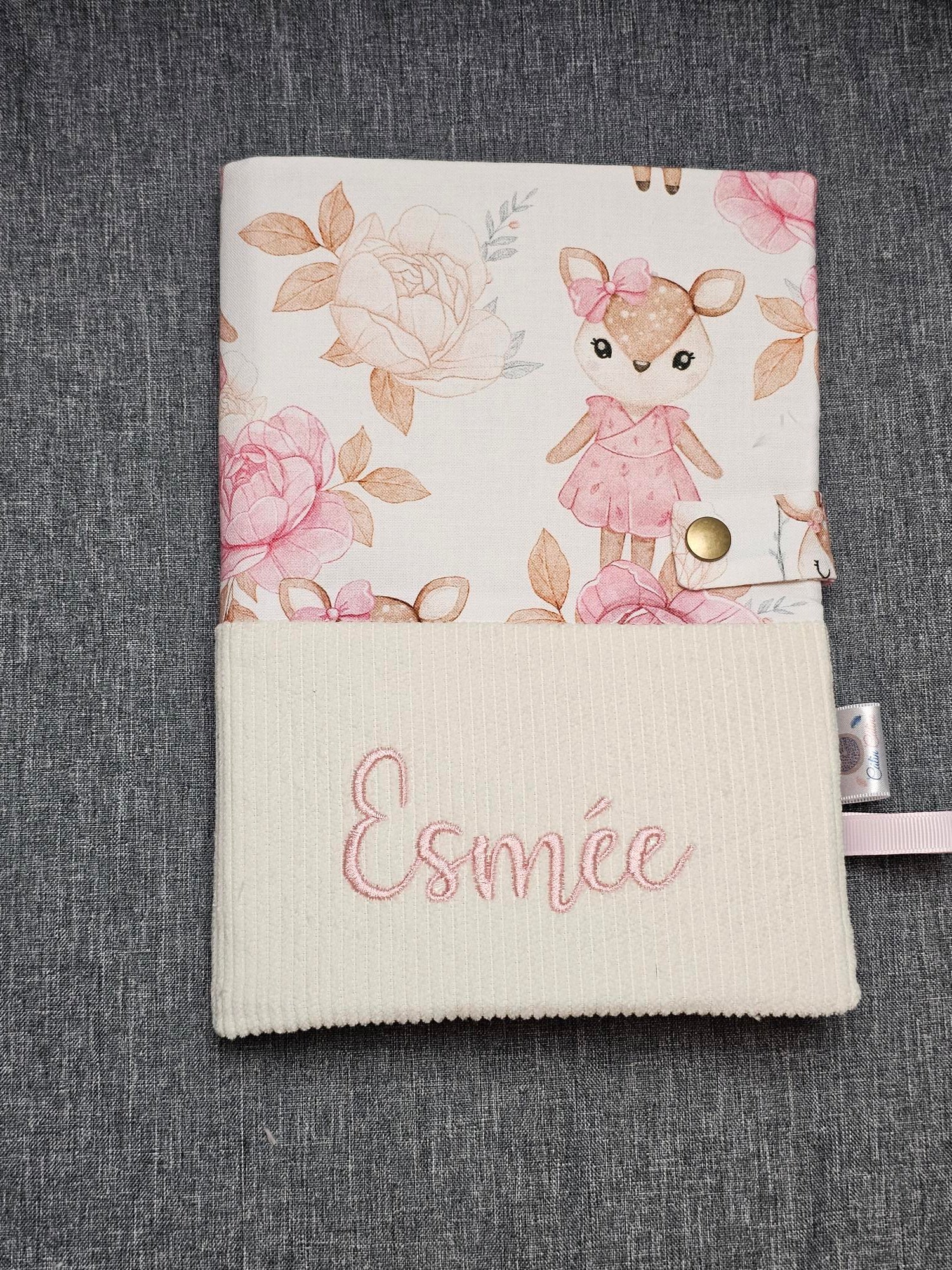 Protège Carnet -Vuli- Personnalisé Fille