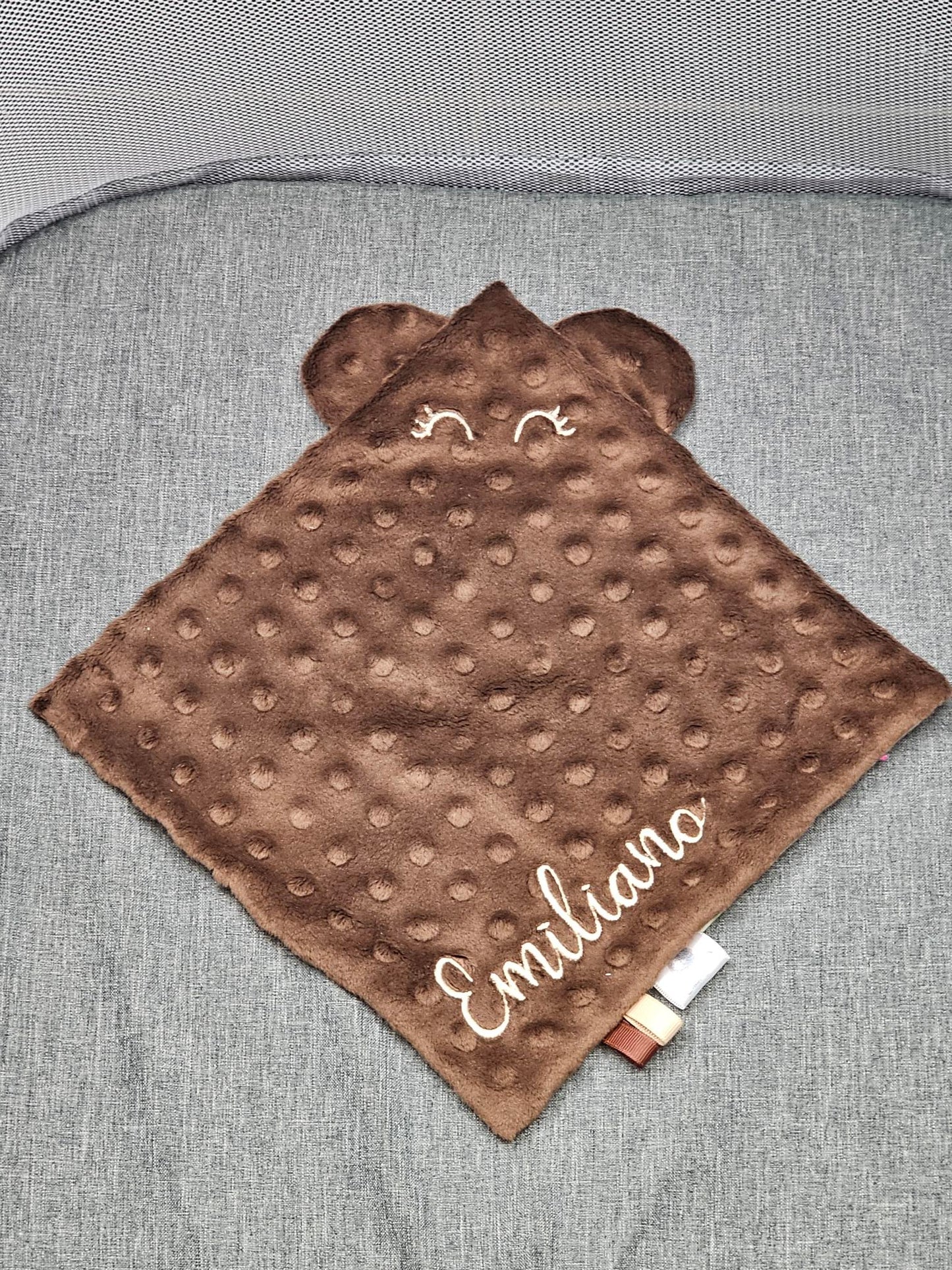 Créez Votre Doudou Carré Personnalisé | Garçon | 25cm x 25cm