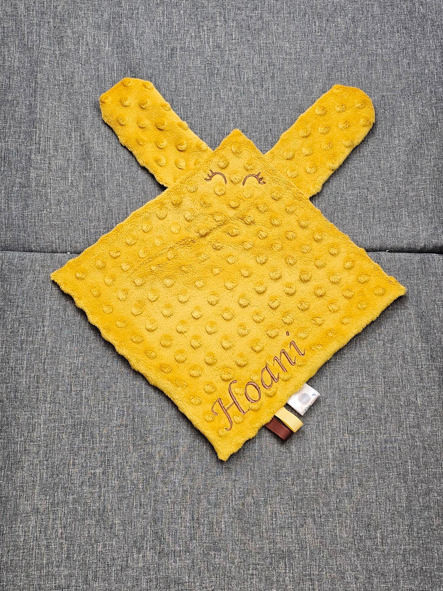 Créez Votre Doudou Carré Personnalisé | Garçon | 25cm x 25cm