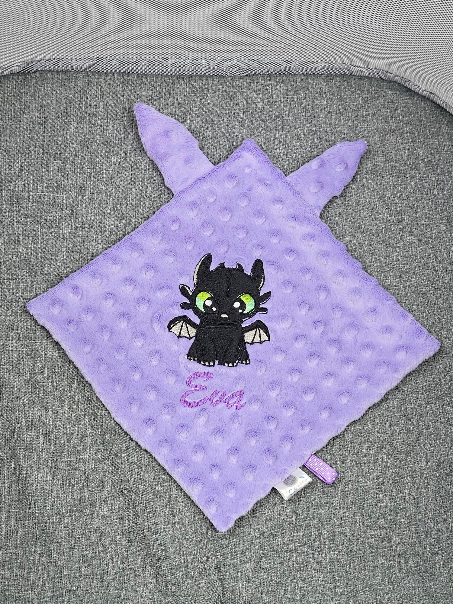 Créez Votre Doudou Carré Personnalisé | Fille | 25cm x 25cm - Calincaline.be