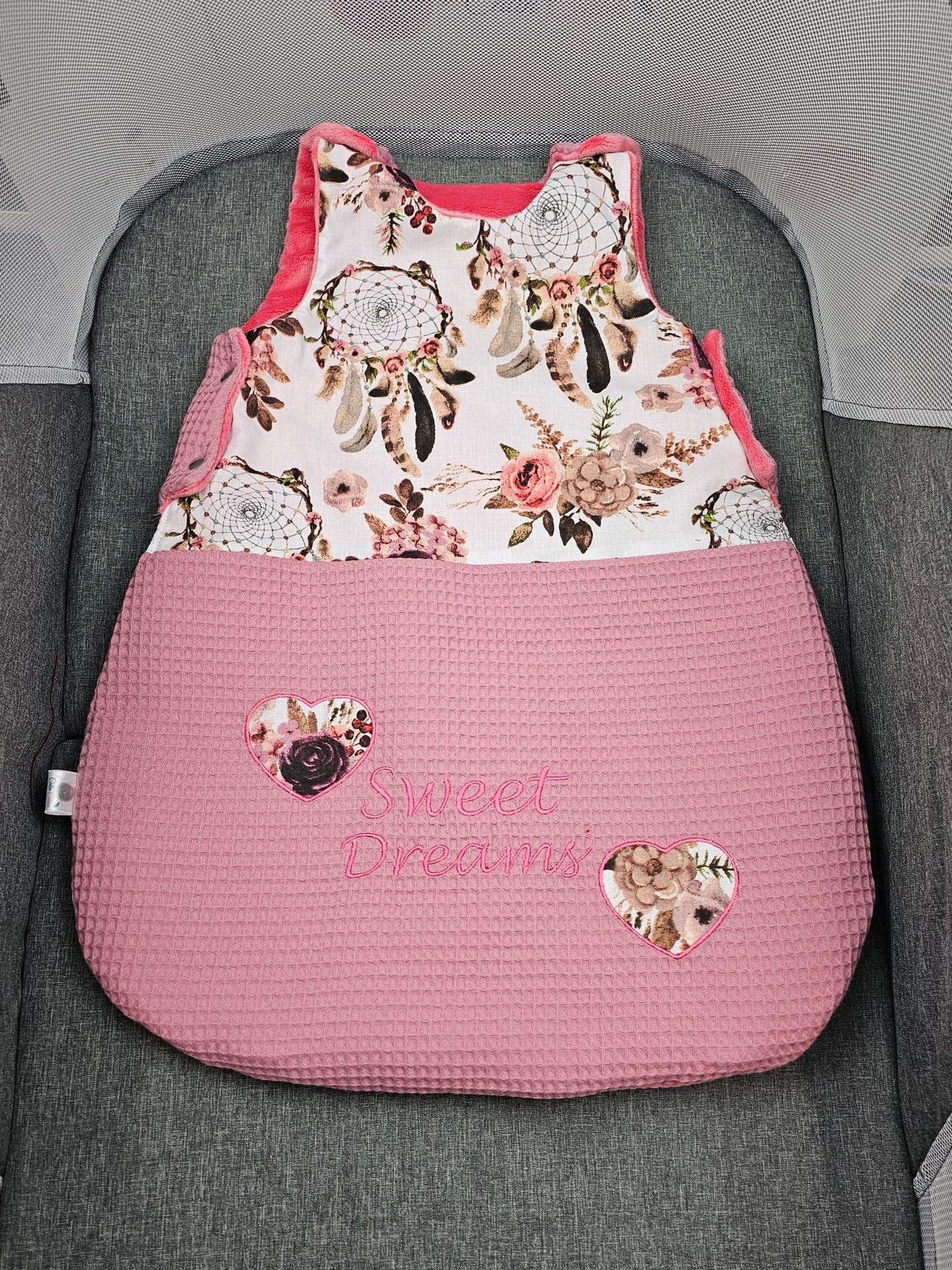 Crea tu saco de dormir personalizado para bebé | Chica | 0-6 mo 6-12 m