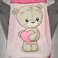Couverture Plaid Bébé Teddy Girl | 70cm x 95cm | Couleur minky au choix - Calincaline.be