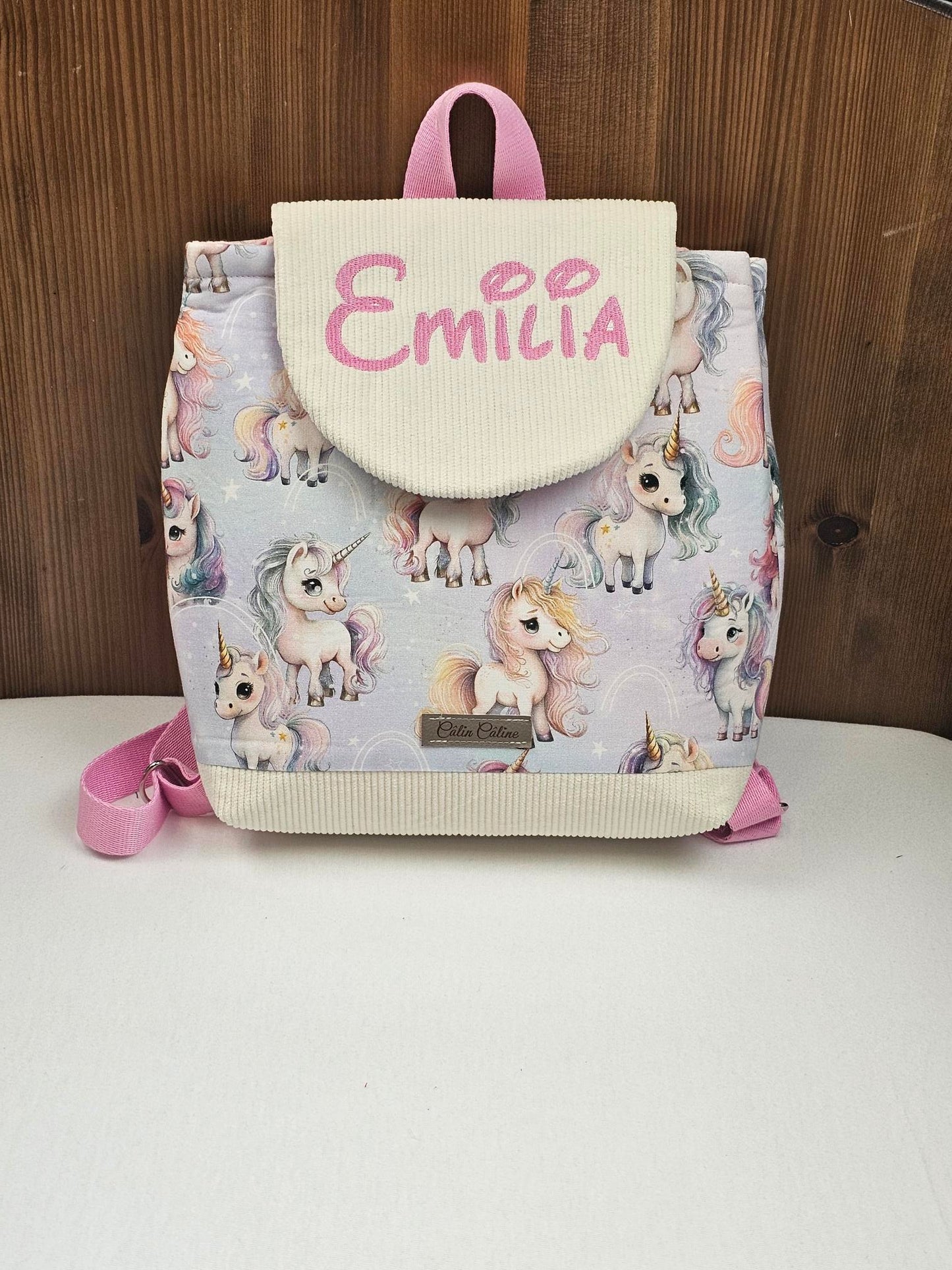 Créez Votre Sac à dos bébé -Vuli- Personnalisé | 0-3 ans Fille | 28x23 cm