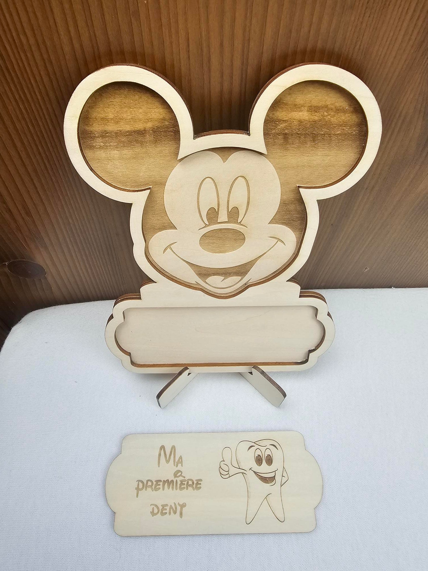 Cartes étapes avec Personnage 20cm Au Choix | A Personnaliser | Mickey