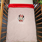 Créez Votre Couverture Bébé Brodée 75cm x 100cm | Modèle Double Minky Fille