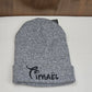 Bonnet Rabat Avec Prénom Brodé | Taille Unique | Gris Chine