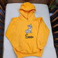 Hoodies Enfant Jaune A Capuche | 3-4 ans XS | Broderie Personnalisée
