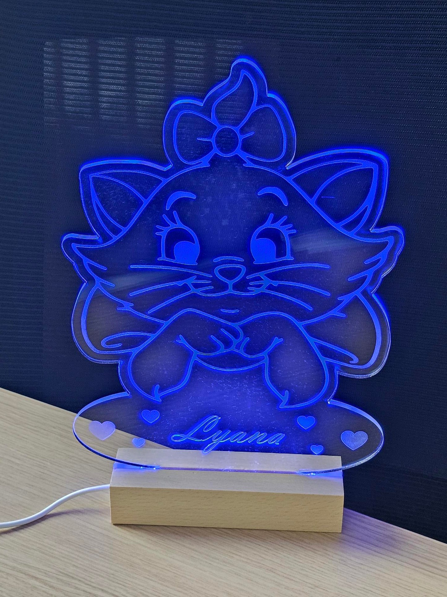 Veilleuse Lampe LED 30cm | A Personnaliser | Modèle Thème Disney