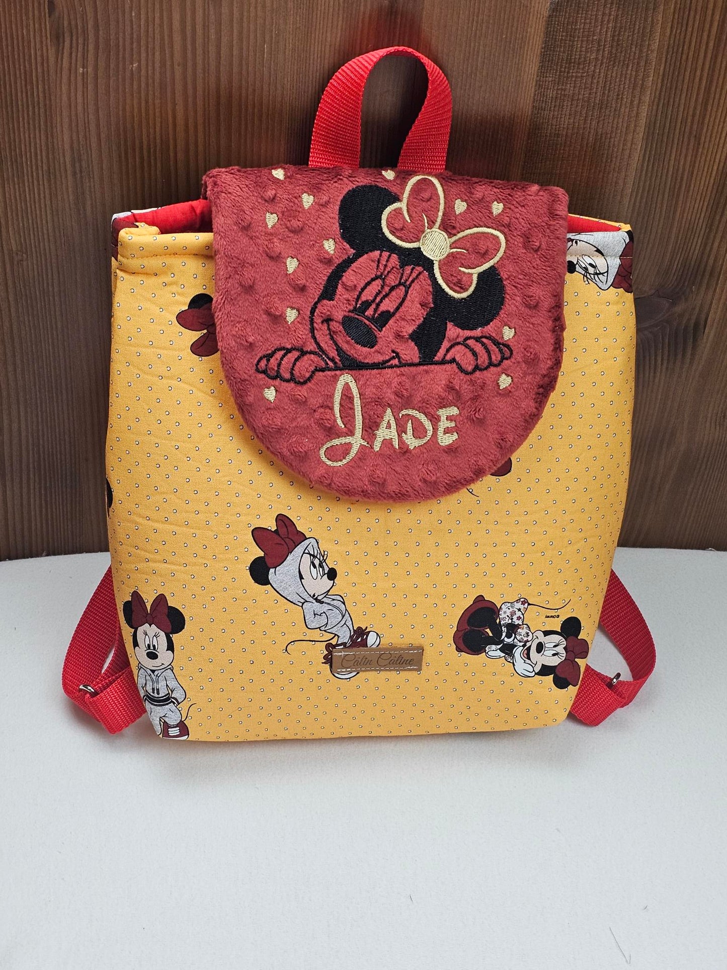 Créez Votre Sac à dos bébé -Mink- Personnalisé | 0-3 ans Fille | 28x23 cm