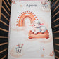 Couverture Plaid Bébé | Mouton Nuage Boho | 70cm x 95cm | A Personnaliser