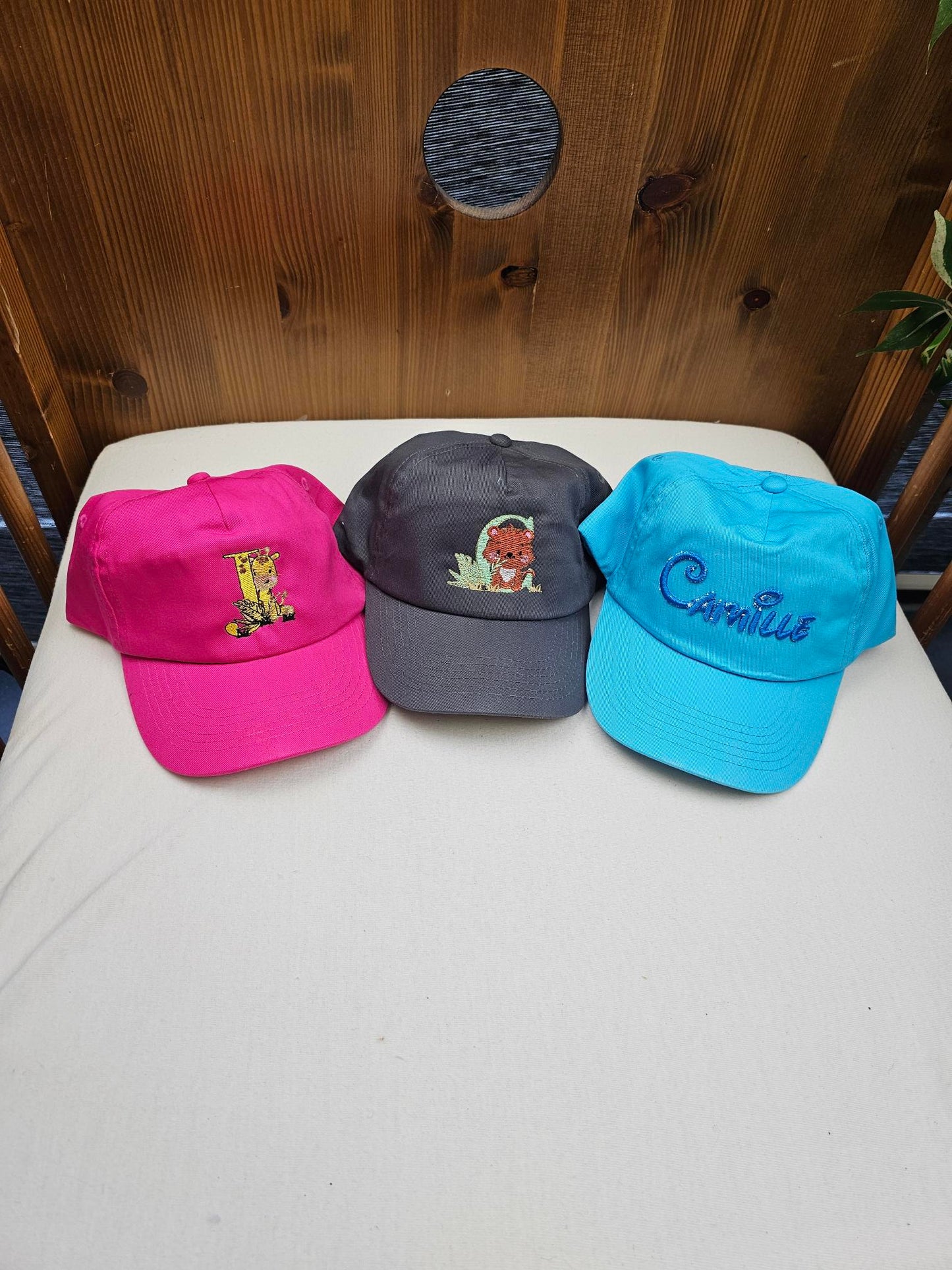 Casquette Enfant Personnalisée | Orange | Tour de tête 50cm à 62cm - Calincaline.be