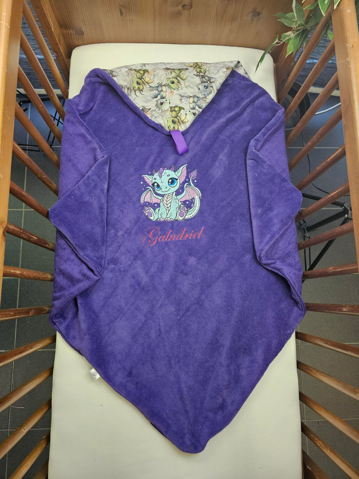 Créez Votre Cape de Bain Eponge Personnalisée | Thème Fille | 85cm x 85cm