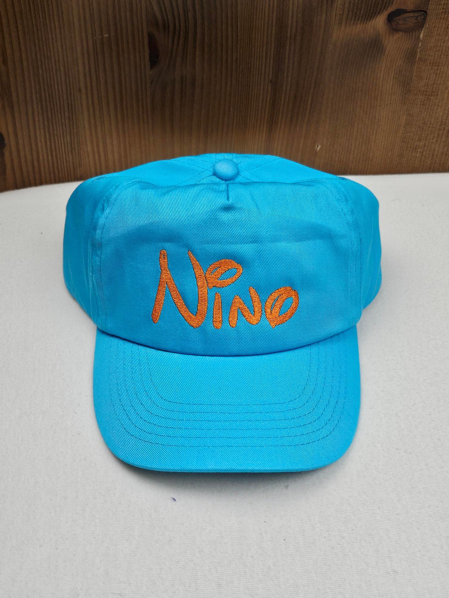 Casquette Enfant Personnalisée | Bleu Surf | Tour de tête 50cm à 62cm - Calincaline.be
