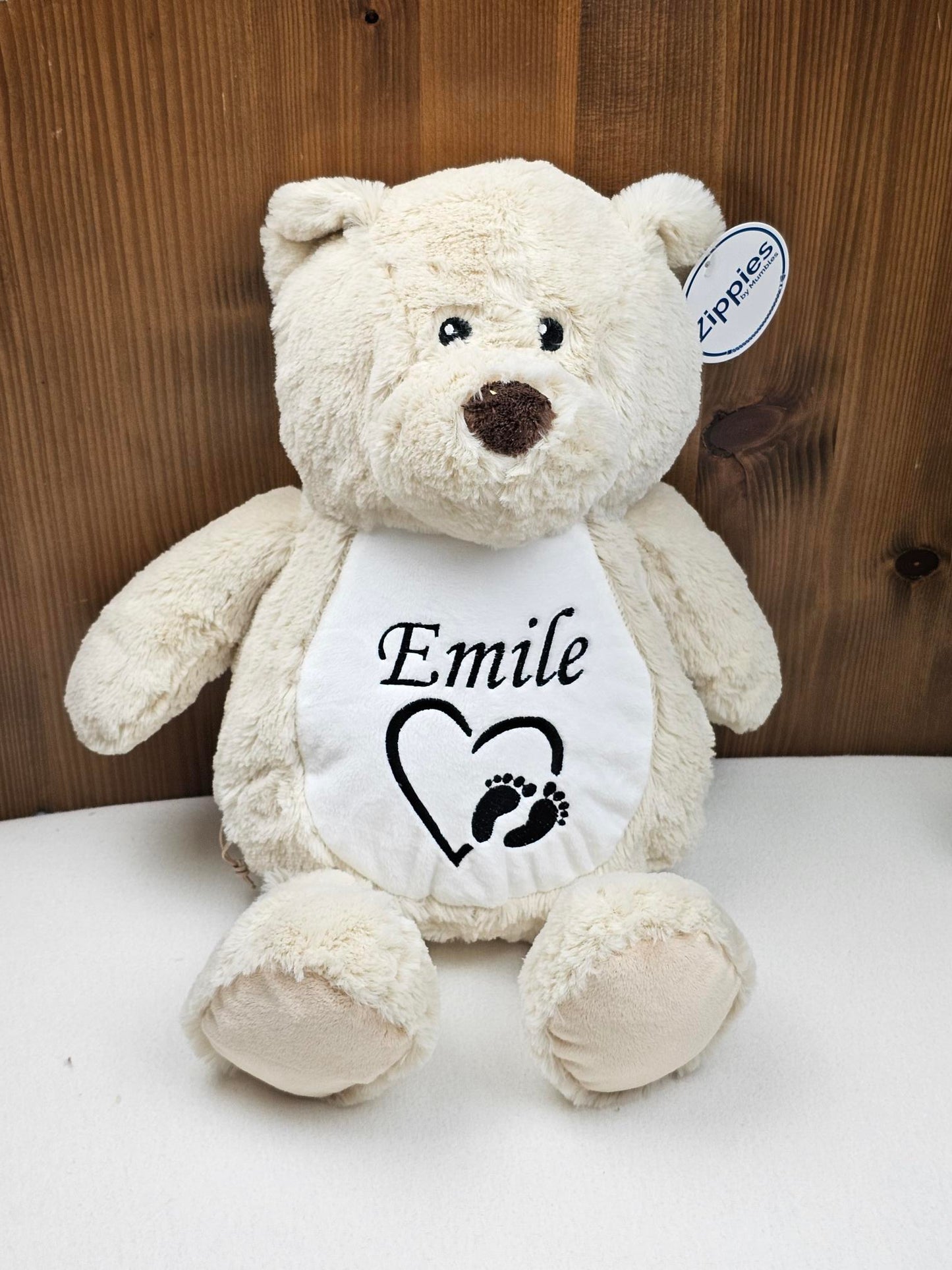 Peluche Mumbles Zippies Brodée | Teddy Clair | A personnaliser
