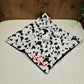 Doudou Mouchoir Plat Vache 35cm | Prénom Personnalisé