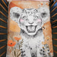 Couverture Plaid Bébé | Savane Boho Terracotta | 70cm x 95cm | A personnaliser