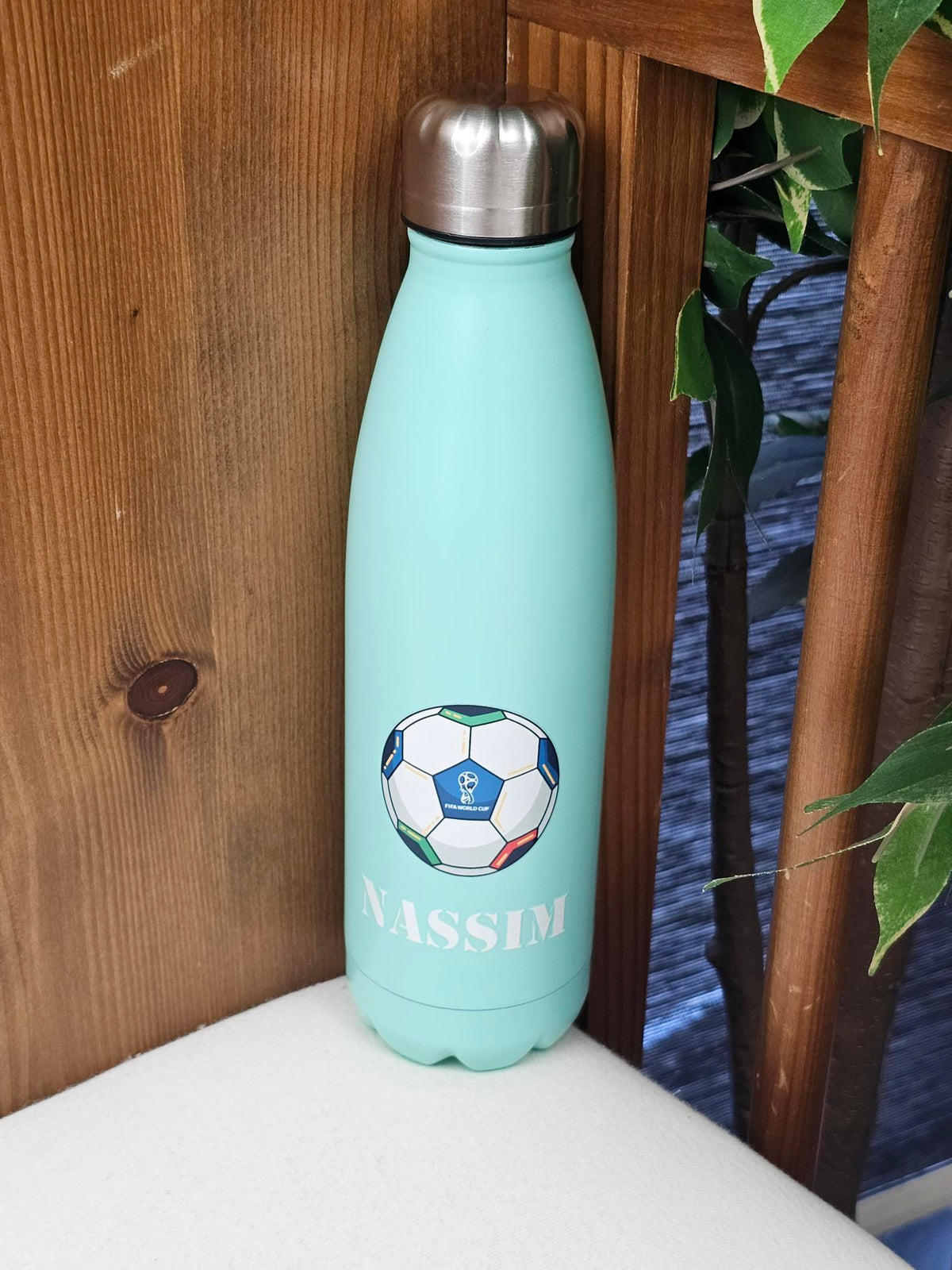 Gourde en Acier Inox 750 ml | Vert Turquoise | Impression Personnalisée