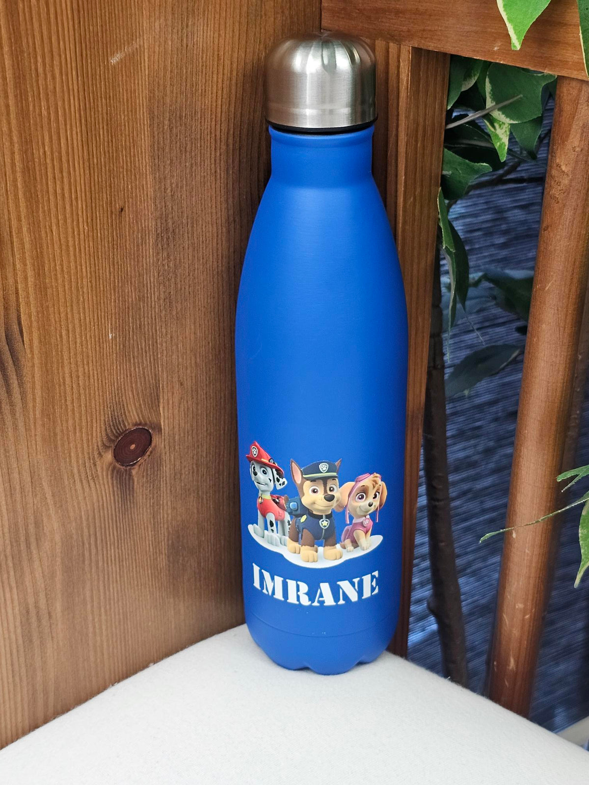 Gourde en Acier Inox 750 ml | Bleu | Gravure Personnalisée