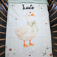 Couverture Plaid Bébé | Oie dans les Prés | 70cm x 95cm | A Personnaliser