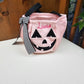 Sac à Bonbons Citrouille Halloween Brodé avec Prénom | Rose Clair - Calincaline.be
