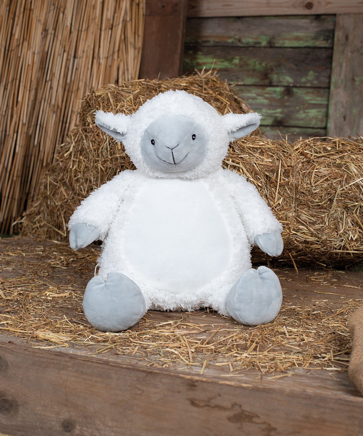 Peluche Mumbles Zippies Brodée | Agneau | A personnaliser - Calincaline.be