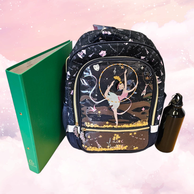 Sac à Dos Enfant Premium 41cm | Ballerine | 2 Compartiments
