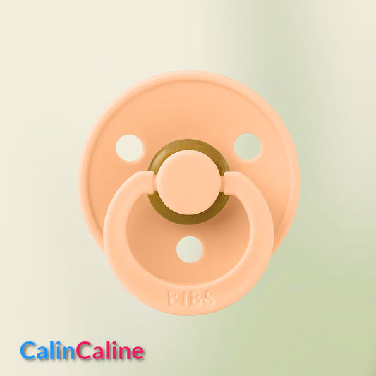 BIBS Color Pacifier | 0 - 6 months | Peach colored