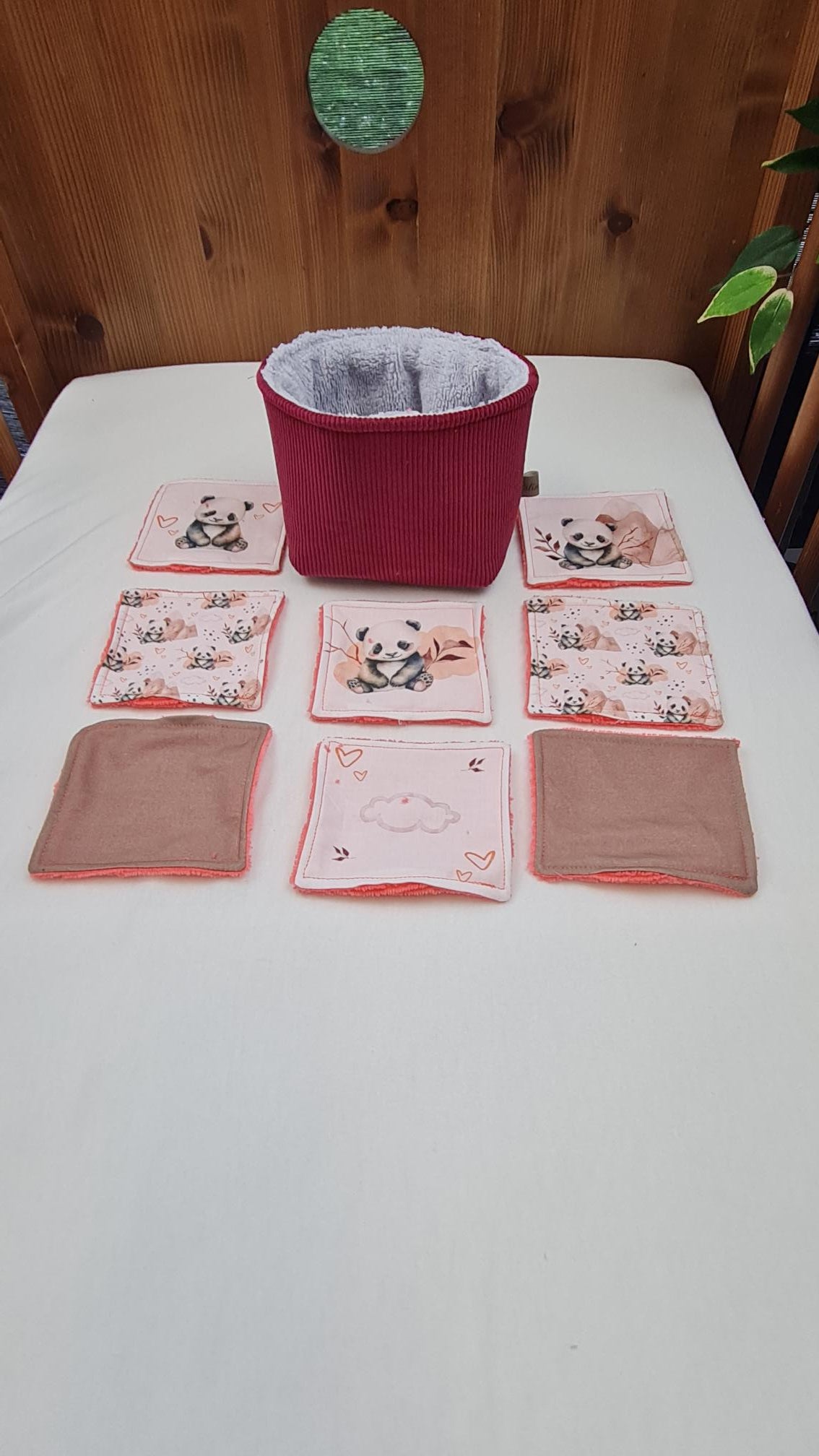 Créez Votre Panier à Lingettes Lavables Pour Bébé | Panda Montagne