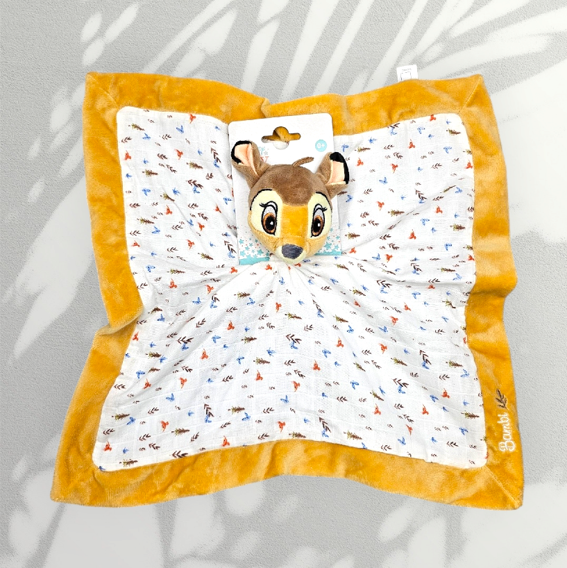Doudou Mouchoir Disney Bambi Brun Personnalisé | 40cm